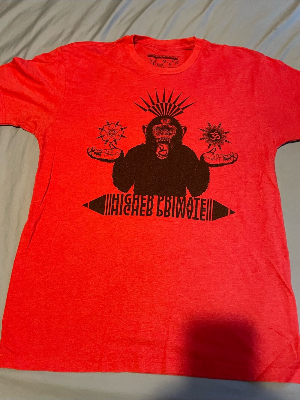 Higher Primate Short Sleeve Tee - Red